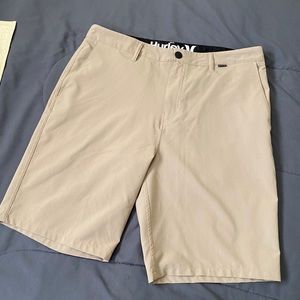 Hurley dri-fit mens chino shorts size 33